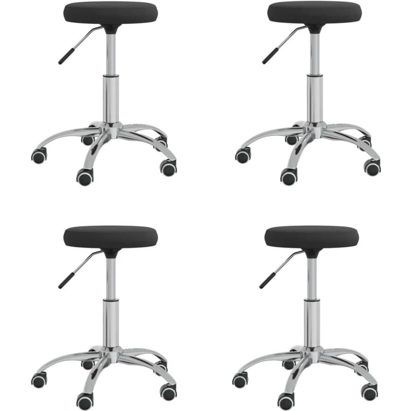 

Sillas de comedor 4 unidades terciopelo negro