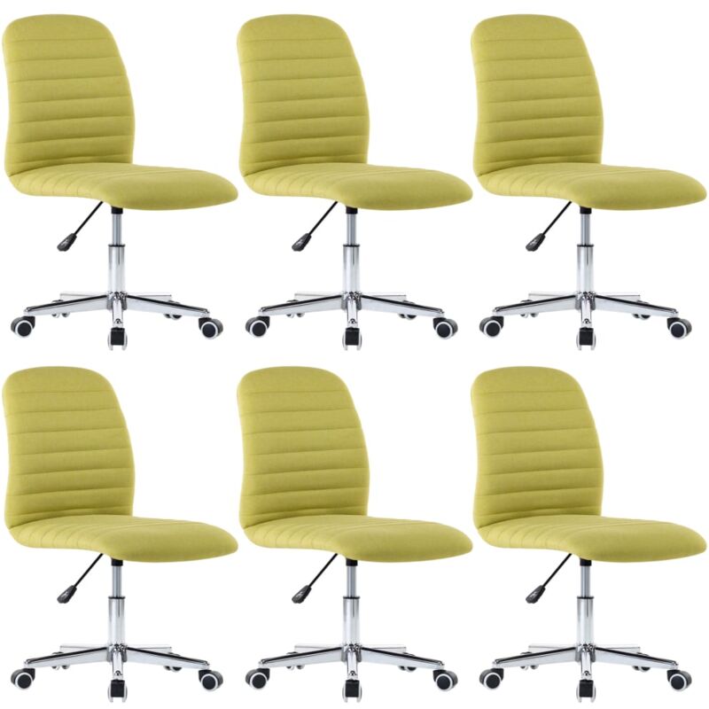 

Sillas de Comedor 6 Unidades Tela Verde - Verde - Vidaxl