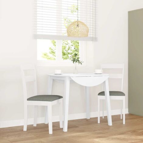 Sillas de comedor con cojines 2uds madera maciza  caucho