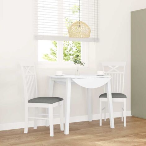 Sillas de comedor con cojines 2uds madera maciza  caucho