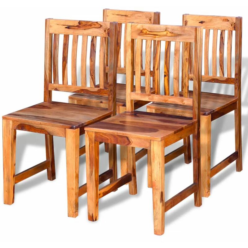 

Sillas de comedor de madera sheesham 4 unidades
