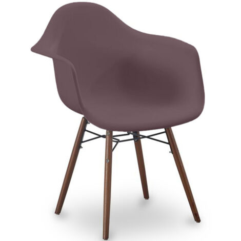 Sillas de Comedor - Diseño Escandinavo - Patas de Madera oscura - Nordika