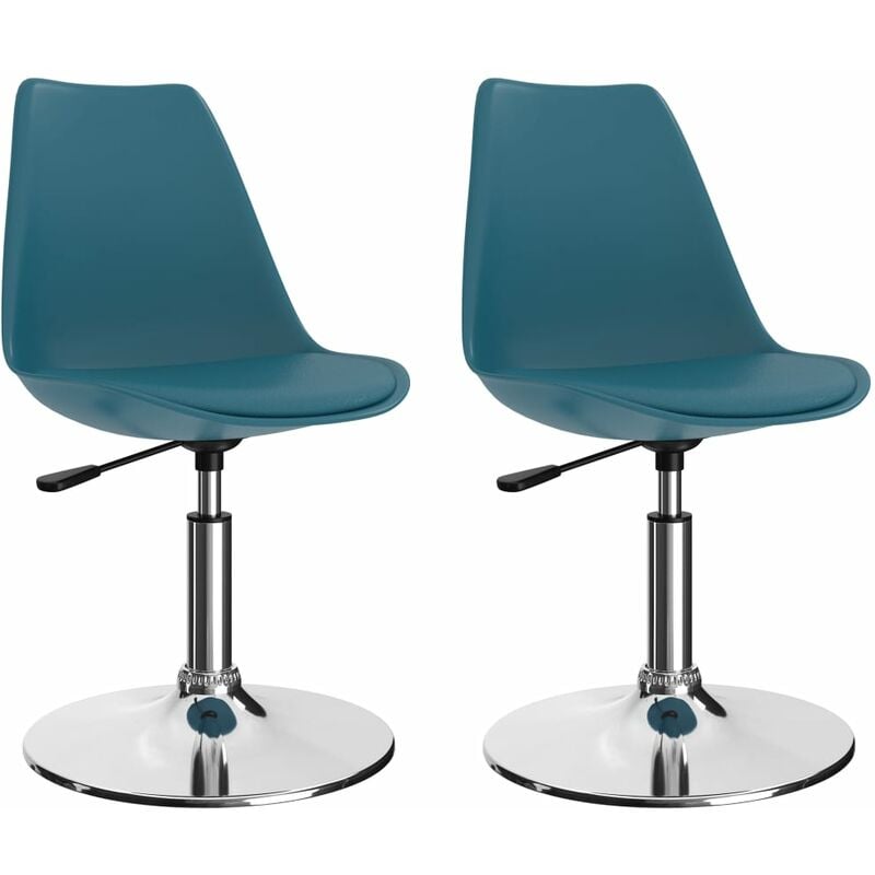 

Sillas de comedor giratorias 2 uds cuero sintético turquesa