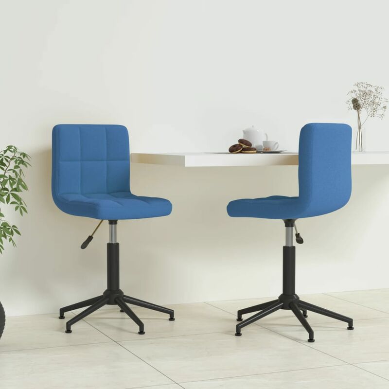 

Sillas de comedor giratorias 2 uds terciopelo azul