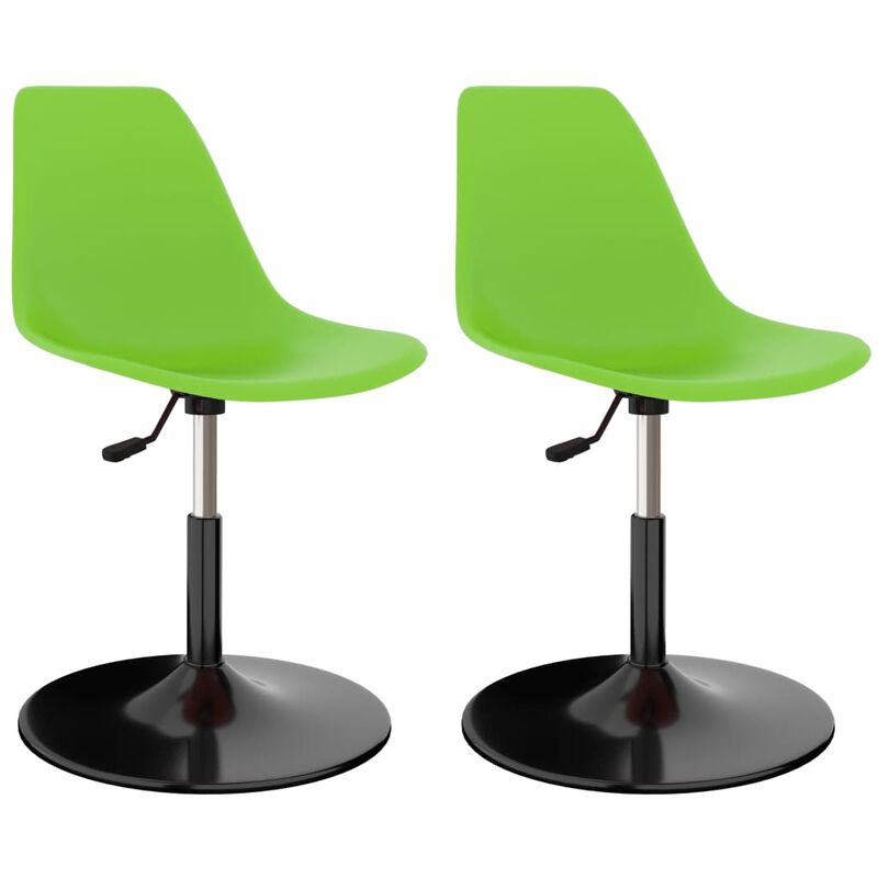

Sillas de comedor giratorias 2 unidades PP verde - Verde