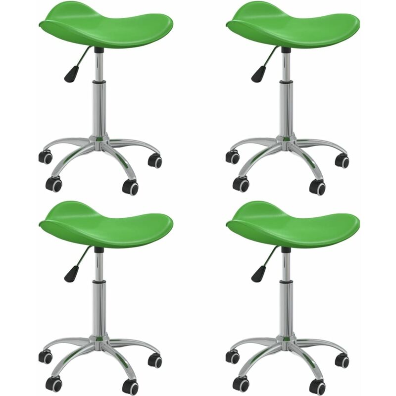 

Sillas de comedor giratorias 4 unidades cuero sintético verde