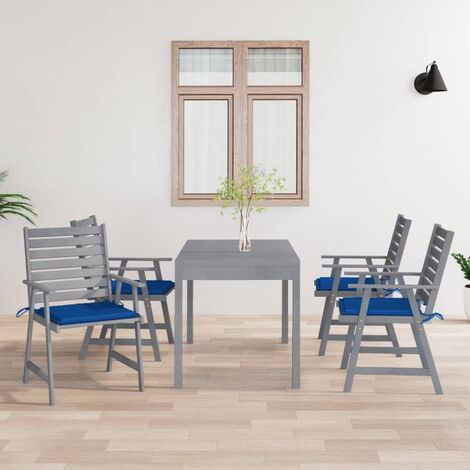 Juego de mesa de comedor retro y 4 sillas, mesa de madera y patas de metal,  elegante y duradero para oficina, salón, comedor y cocina (color naranja)