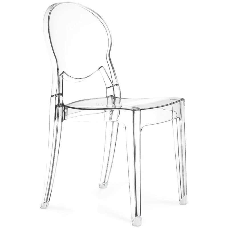 

Silla de diseño moderno para cocina comedor bar restaurante transparente Scab Igloo