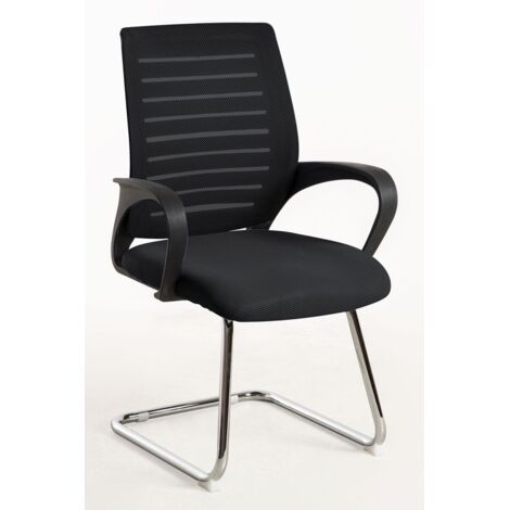 Sillas de escritorio - Silla Confidente Binet - Negro
