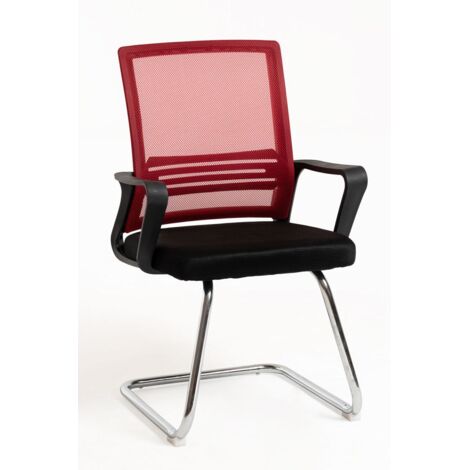 Sillas de escritorio - Silla Confidente Kole - Rojo