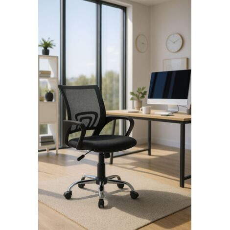 Sillas de escritorio - Silla Midi - Negro