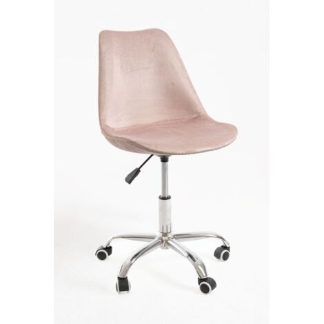 Sillas de escritorio - Silla Neo Terciopelo - Rosa