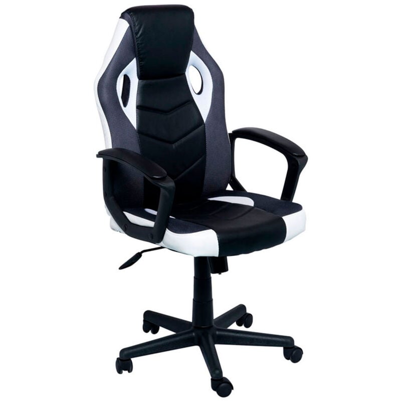 

Sillas Gaming - Silla Gunfire - Blanco y Negro