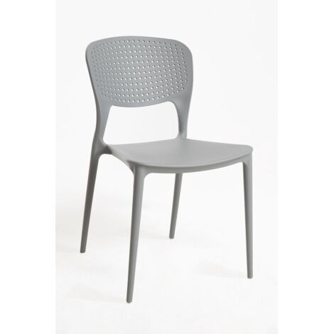 Sillas Jardín - Silla Fresk - Gris claro