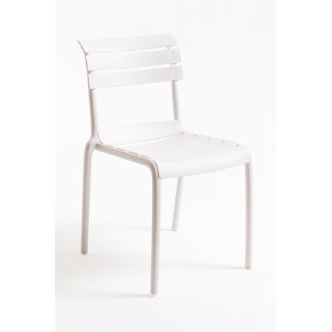Sillas Jardín - Silla Lamix - Blanco