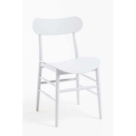 Sillas Jardín - Silla Teis - Blanco