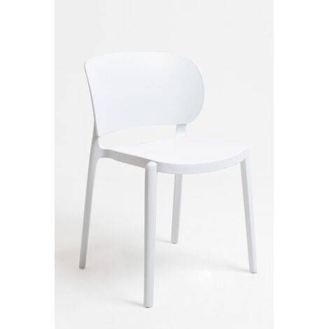 Sillas Jardín - Silla Tilan - Blanco