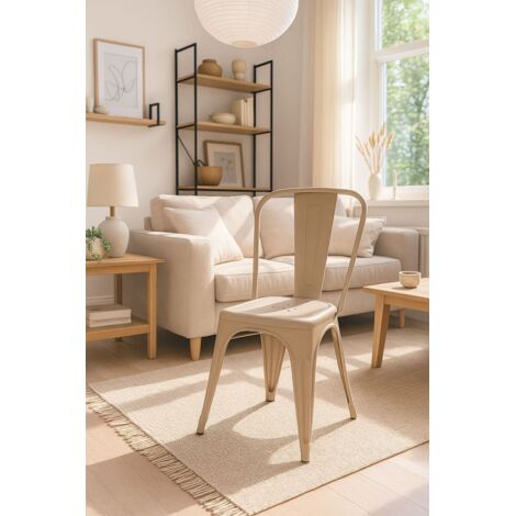 Sillas Jardín - Silla Torix Polipropileno - Beige