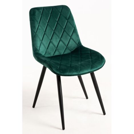 Sillas - Silla Min Terciopelo - Verde
