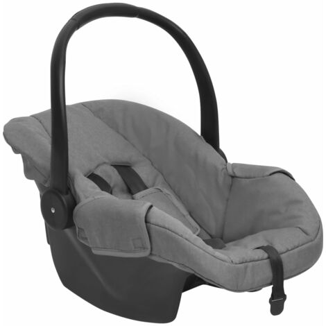 Sillita de coche para bebés gris claro 42x65x57 cm