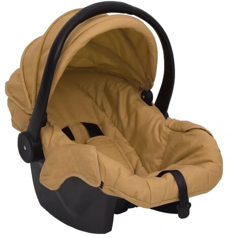 Sillita de coche para bebés gris taupe 42x65x57 cm