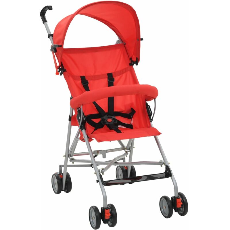 

Sillita de paseo para bebe roja acero