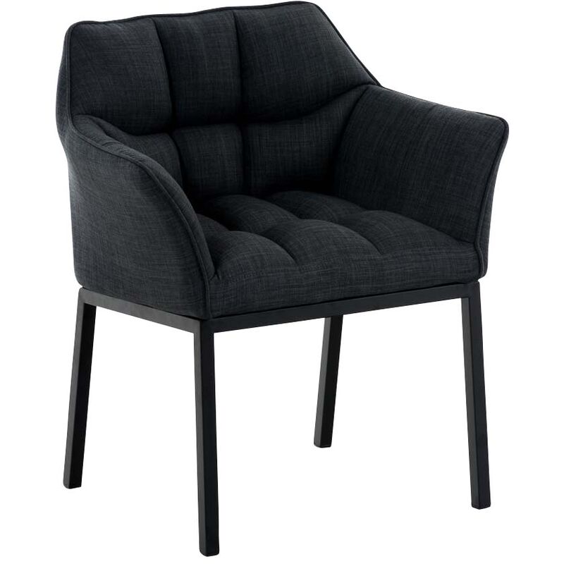 

Rogal - Sillón de salón octavia en tela gris oscuro,negro