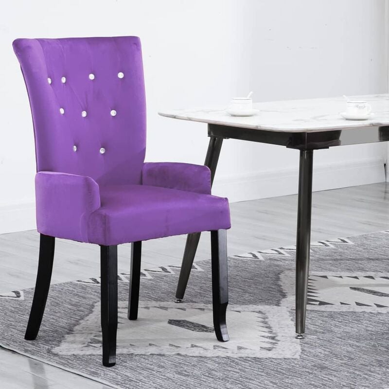 

Sillón de terciopelo morado - Púrpura