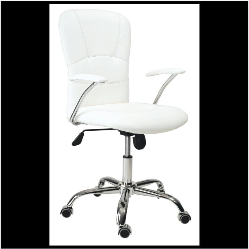

Grupo Dp - Sillón despacho giratorio maggie en dos colores 56 cm(ancho) 98.5/107.5 cm(altura) 59 cm(fondo) Color BLANCO