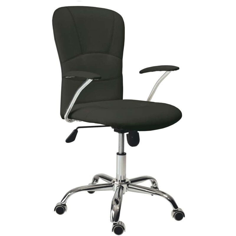 

Grupo Dp - Sillón despacho giratorio maggie en dos colores 56 cm(ancho) 98.5/107.5 cm(altura) 59 cm(fondo) Color Negro