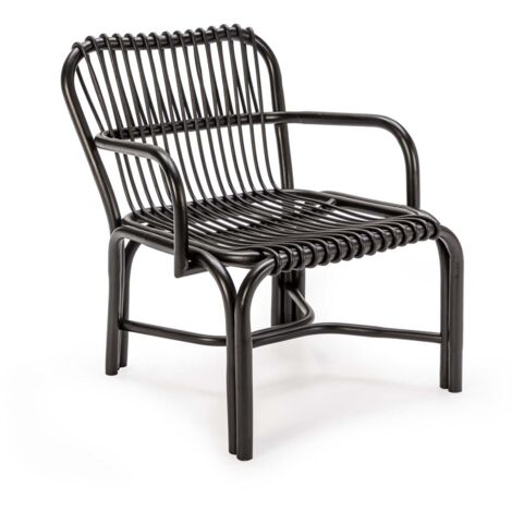 Sillon 66X65X72 Ratan Negro