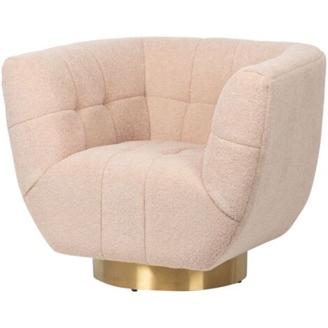 Sillon Acero Inoxidable/Boucle Inari 85X75X75 Cm