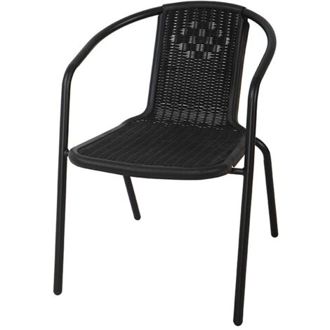 SILLON ACERO NEGR ZEUS - 55X51X41.5