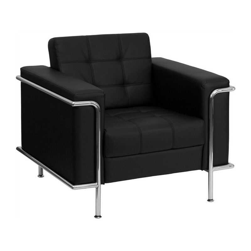 

Bh Design - Sillón AEDEA, similpiel negra