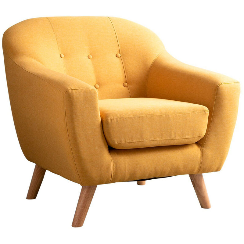 

Sillón Aktic Amarillo Curri - Sklum