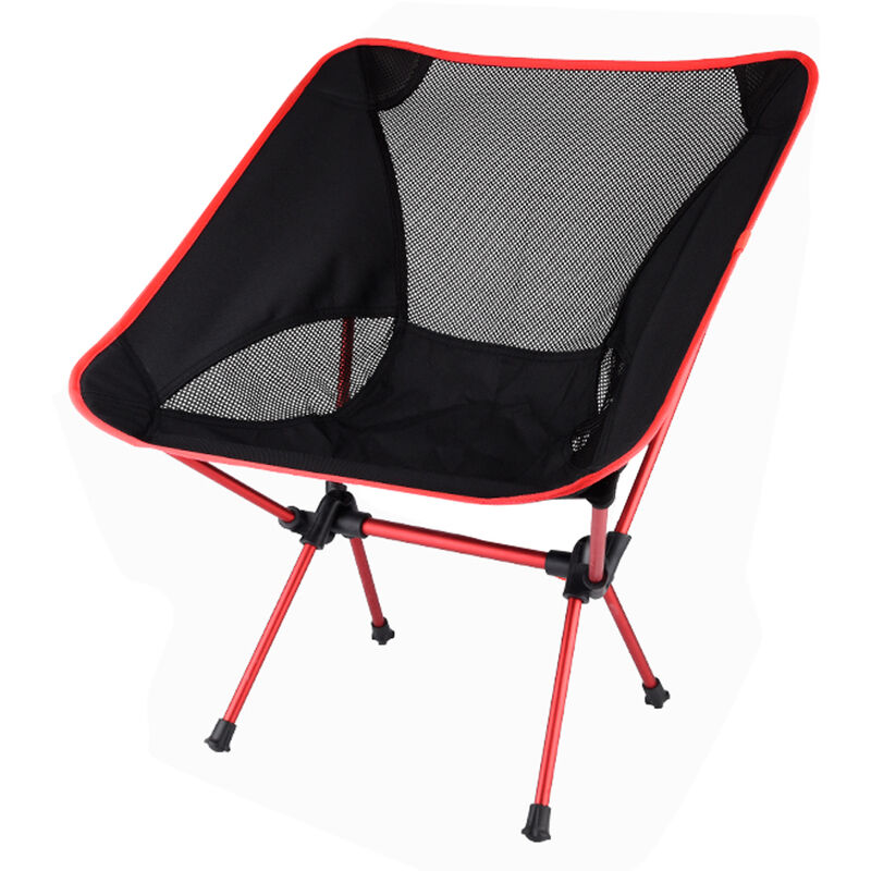 

Sillon al aire libre plegable portatil, silla de playa, silla de pesca,rojo