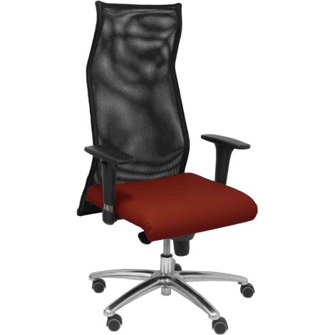 Sillon Albacete malla similpiel granate