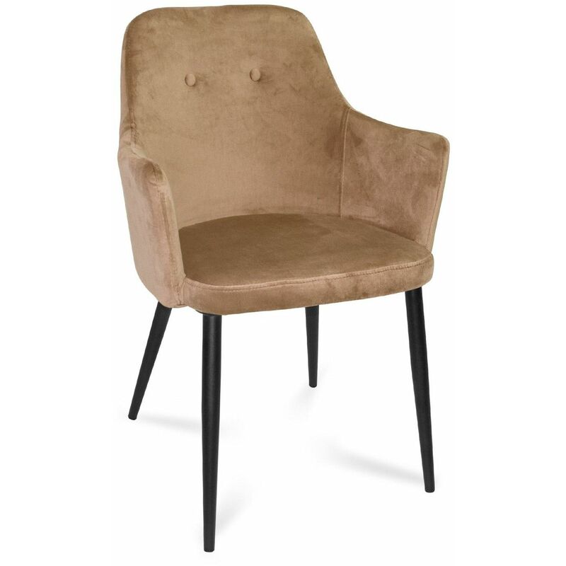 

Sillón Alfy Black Beige Alfy Velvet Ancho: 57 Cm X Largo: 56 Cm X Alto: 87 Cm