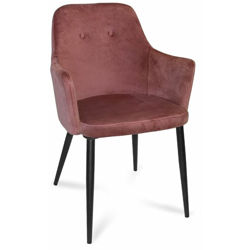 

Sillón Alfy Black Rosa Alfy Velvet Ancho: 57 Cm X Largo: 56 Cm X Alto: 87 Cm