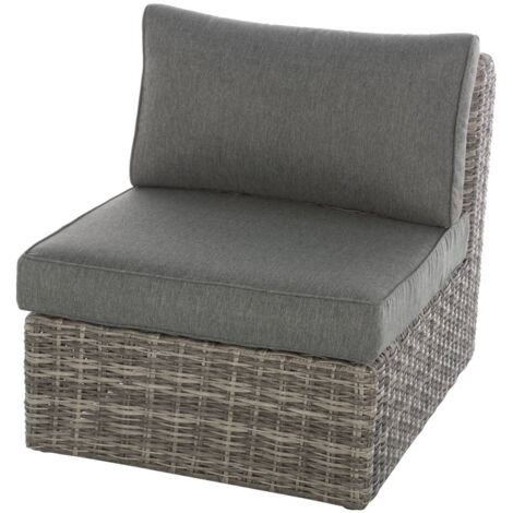 Sillón bajo de jardín Mooréa Café - Hespéride