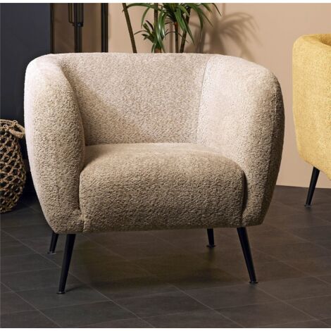 Sillon Buster Rizo Suave Vison 81X74X70 Cms