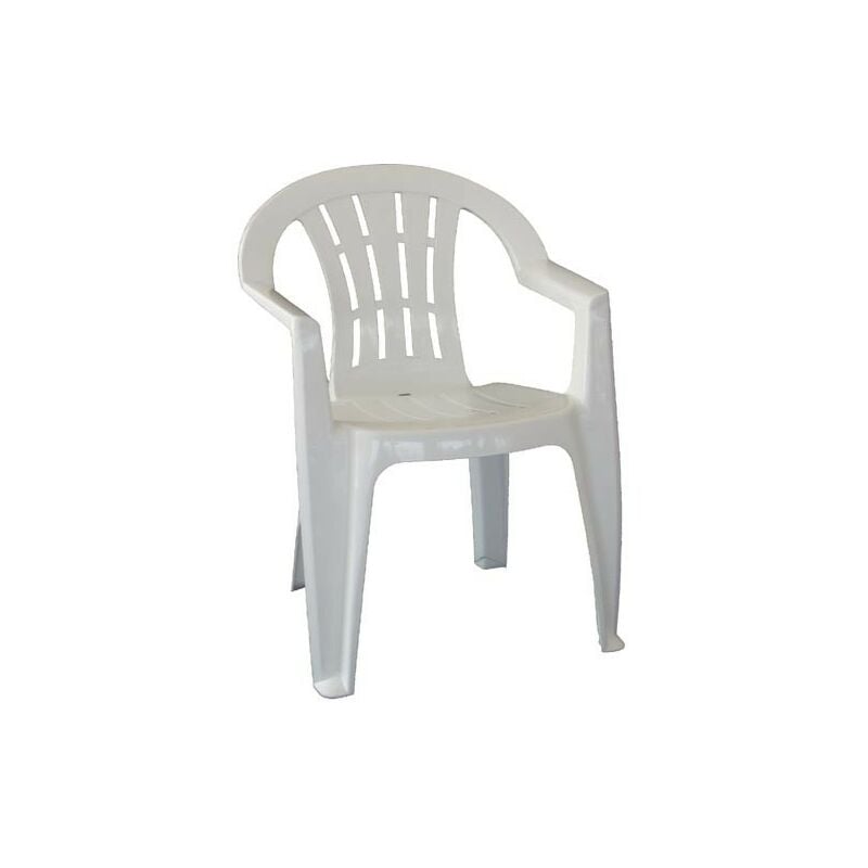 

Sillón CANARIAS, monoblock, apilable, blanco