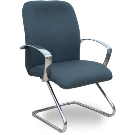 Sillón Caudete confidente patín bali gris oscuro