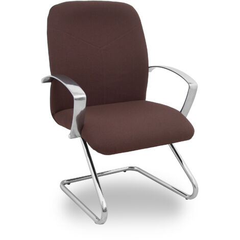 Sillón Caudete confidente patín bali marrón oscuro