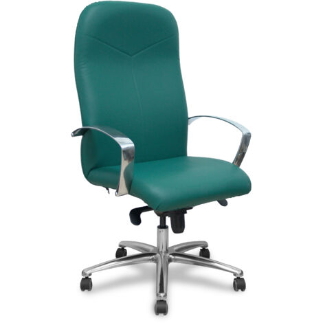 Sillón Caudete similpiel verde botella