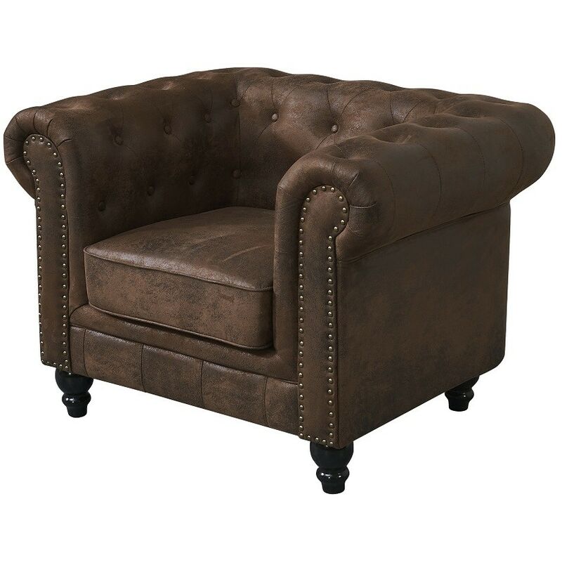

BHD - Sillón CHESTER RIETI, similpiel vintage