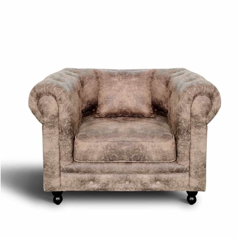 

Sillón Chesterfield Ancho: 107 Cm X Largo: 84 Cm X Alto: 75 Cm