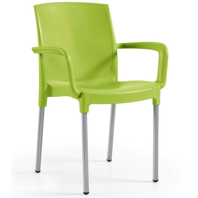 

BHD - Sillón CLARIN, aluminio, polipropileno verde lima