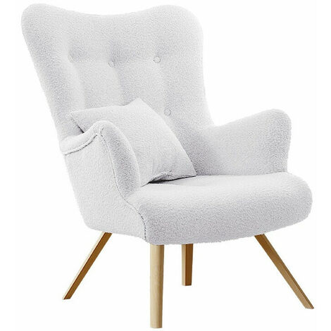 Sillón Clovis 106, Baloo 2073, 100x76x90cm, Tapiz, Patas: Madera, 0