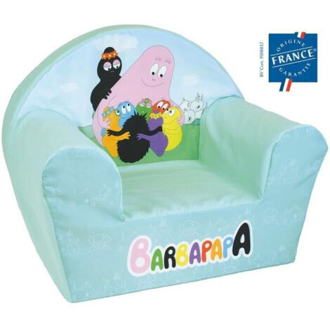 Sillón club para niños - BARBAPAPA - FUN HOUSE - Origen Francia - 52 x 33 x 42 cm